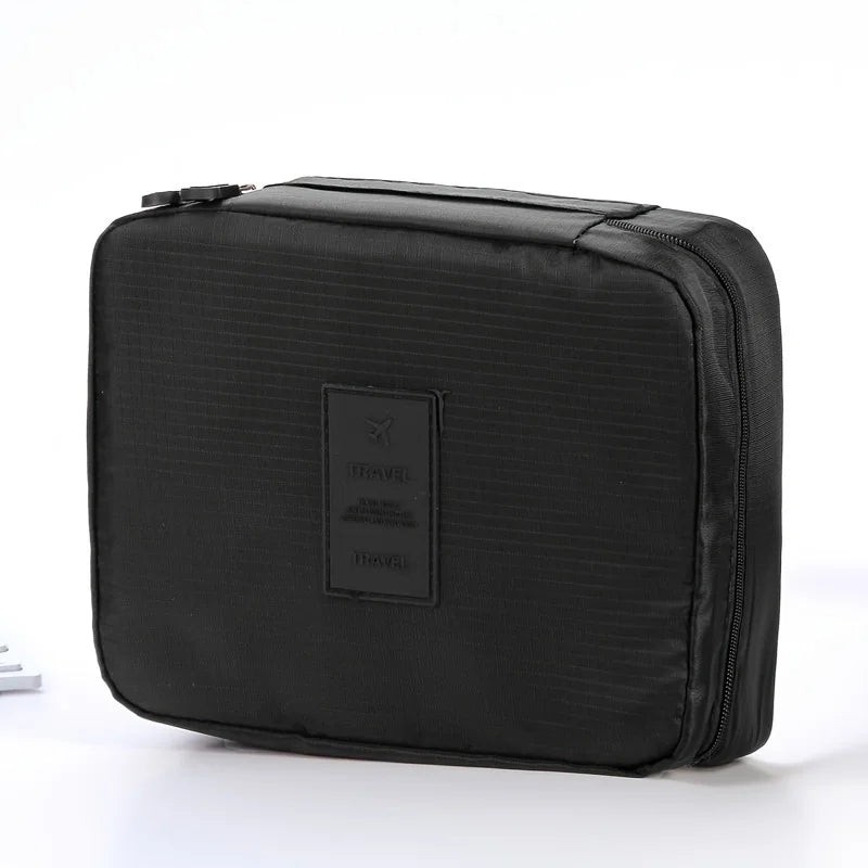 Travel Cosmetic Bag With Multi-Compartments, Makeup Organizer Pouch, Toiletry Storage Bag For Personal Care Items & Accessories