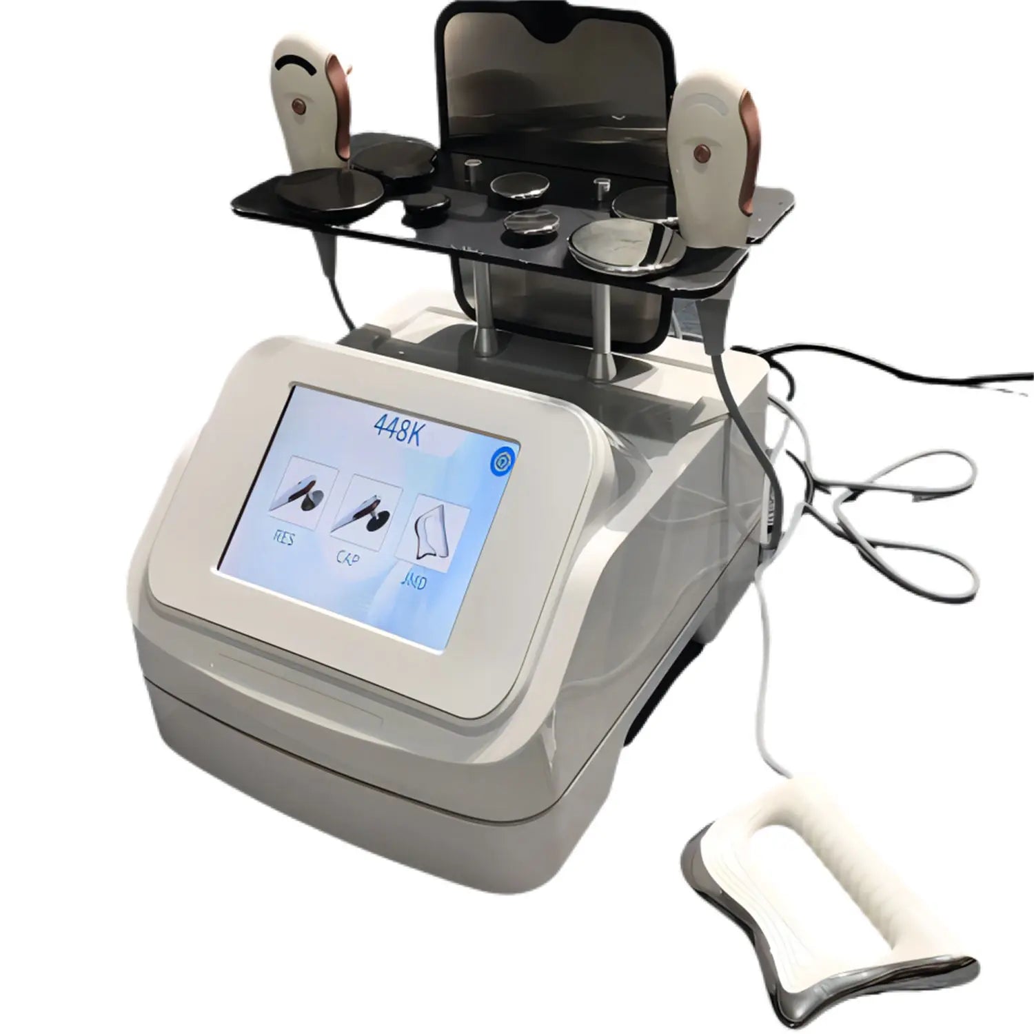 448KHZ Tecar Therapy RET CET JDM Diathermy Machine Pain Relief Body Sliming Weight Loss Skin Deep Health Care System Portable EC