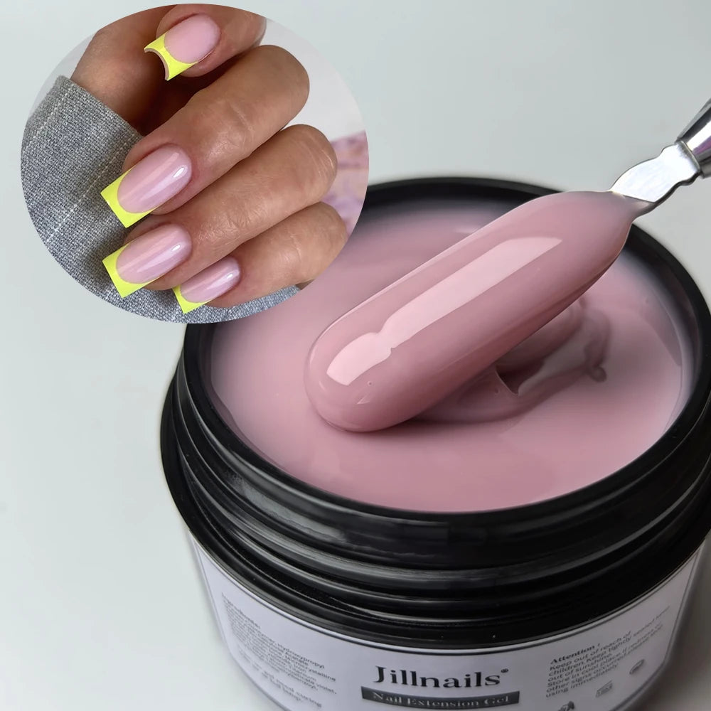 Jillnails Liquid Builder Nail Gel TPO Hema Free for Nail Extension Pink Brown Nude Milky White 50g/100g Nails UV Gel
