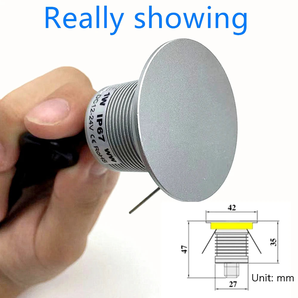 IP67 LED Staircase Wall Lamp Outdoor Waterproof Garden Decorative Stairs Wall Light Porch Corridor Sconce Walkway Lights 12V 24V