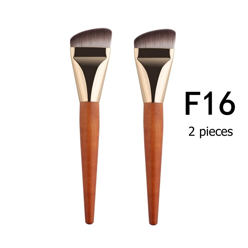 Ultra Thin Foundation Makeup Brushes Flat Top Angled professional Face Contour Make Up Brush