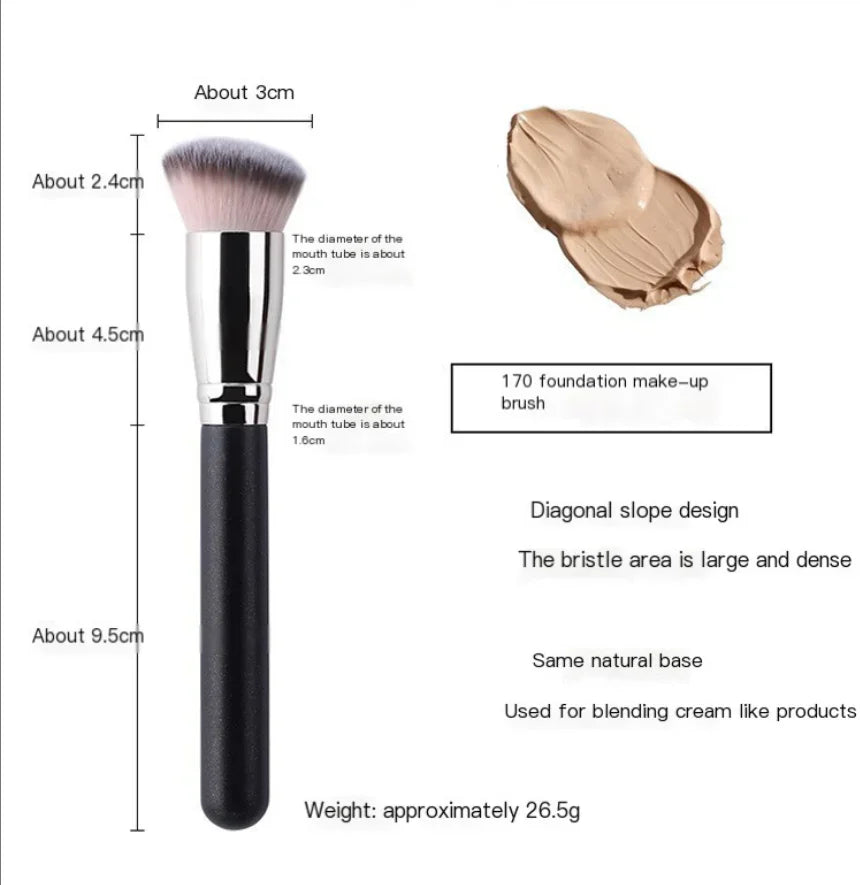 Professional Makeup Brush Set 270 Concealer Brush 170 Foundation Brush 370 Highlight Brush Soft Synthetic Hair Face Makeup Tools