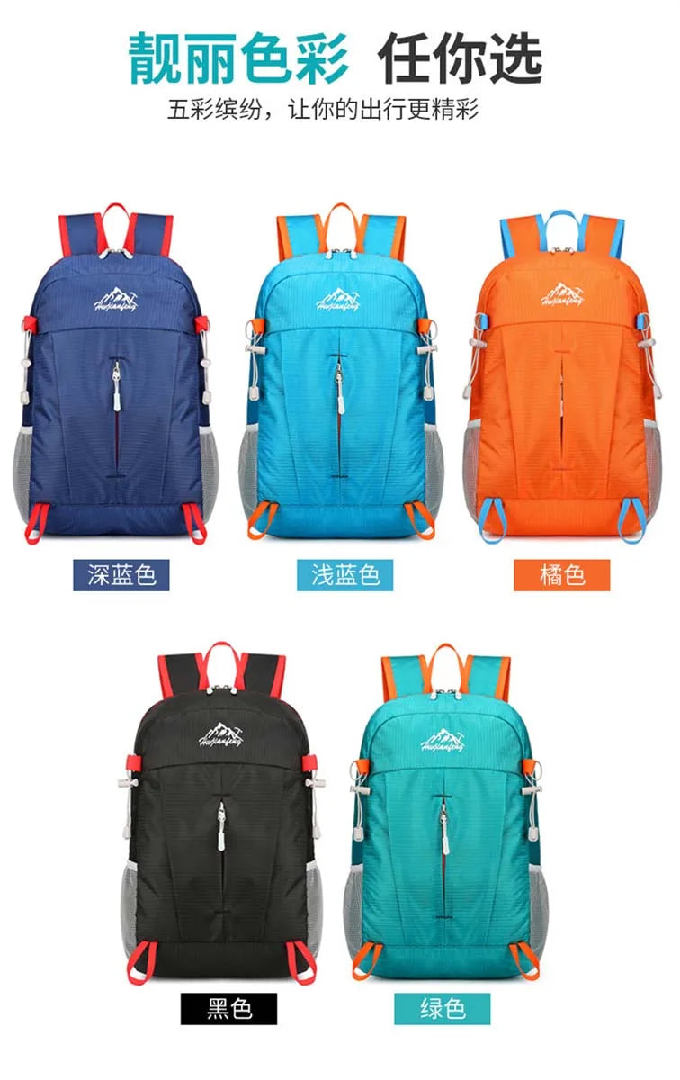 Best-selling sports and outdoor backpacks lightweight travel portable folding bags hiking bags cycling waterproof backpacks
