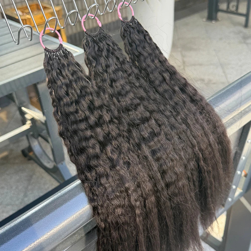 Water Wave Crochet Human Hair Extensions No Shedding Invisible Crochet Feather Braiding Natural Color Body Wave Hair Extension