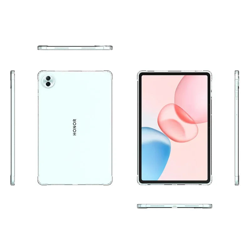 Transparent Case For Huawei Honor Pad 10 12.1 inch 2025 Airbag Clear Silicone soft TPU Cover HEY3-W00/HEY3-W10 12.1"Tablet Funda