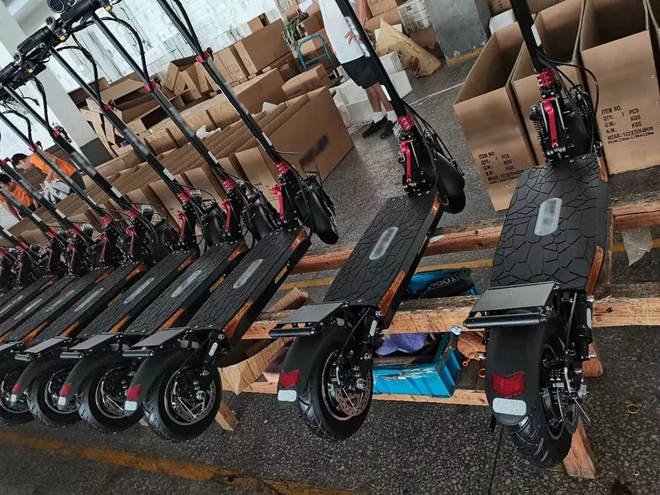 Thrimzol X4 Dual Motor Adult Off-Road Electric Scooter 48V 18AH Battery 60KM Range 150kg Max Load 3-7 Day Delivery