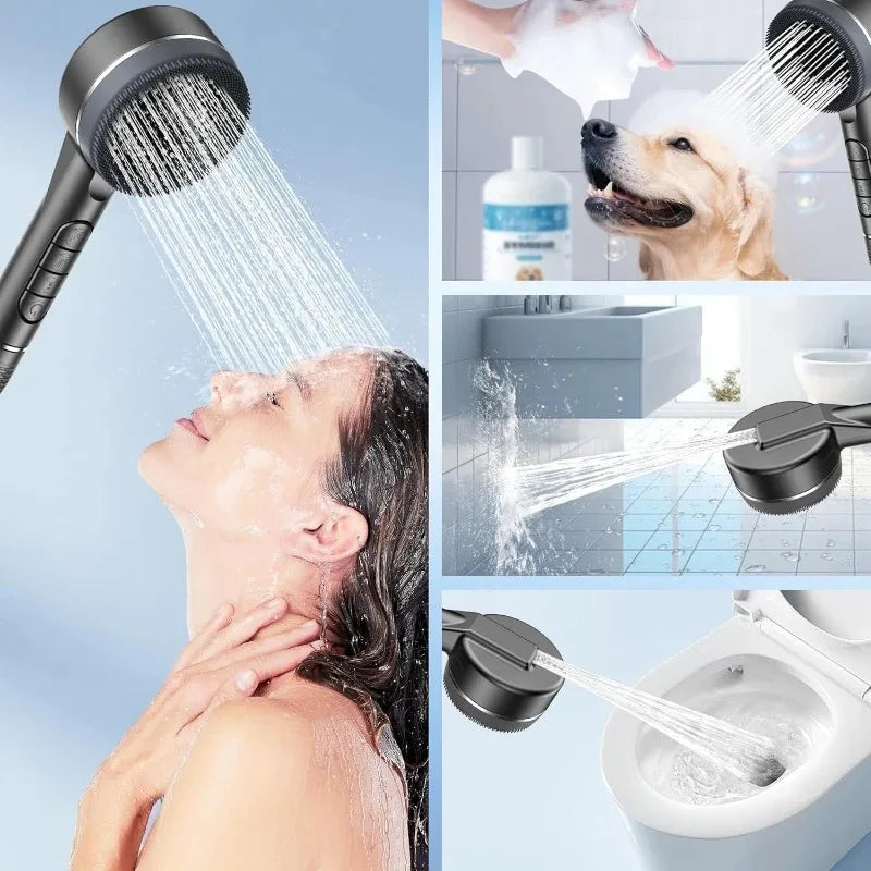 Shower Head Showers for Bathroom Fixtures and Accessories Four Modes Adjustment Shower Faucet Shower Phone Bathroom Accessories