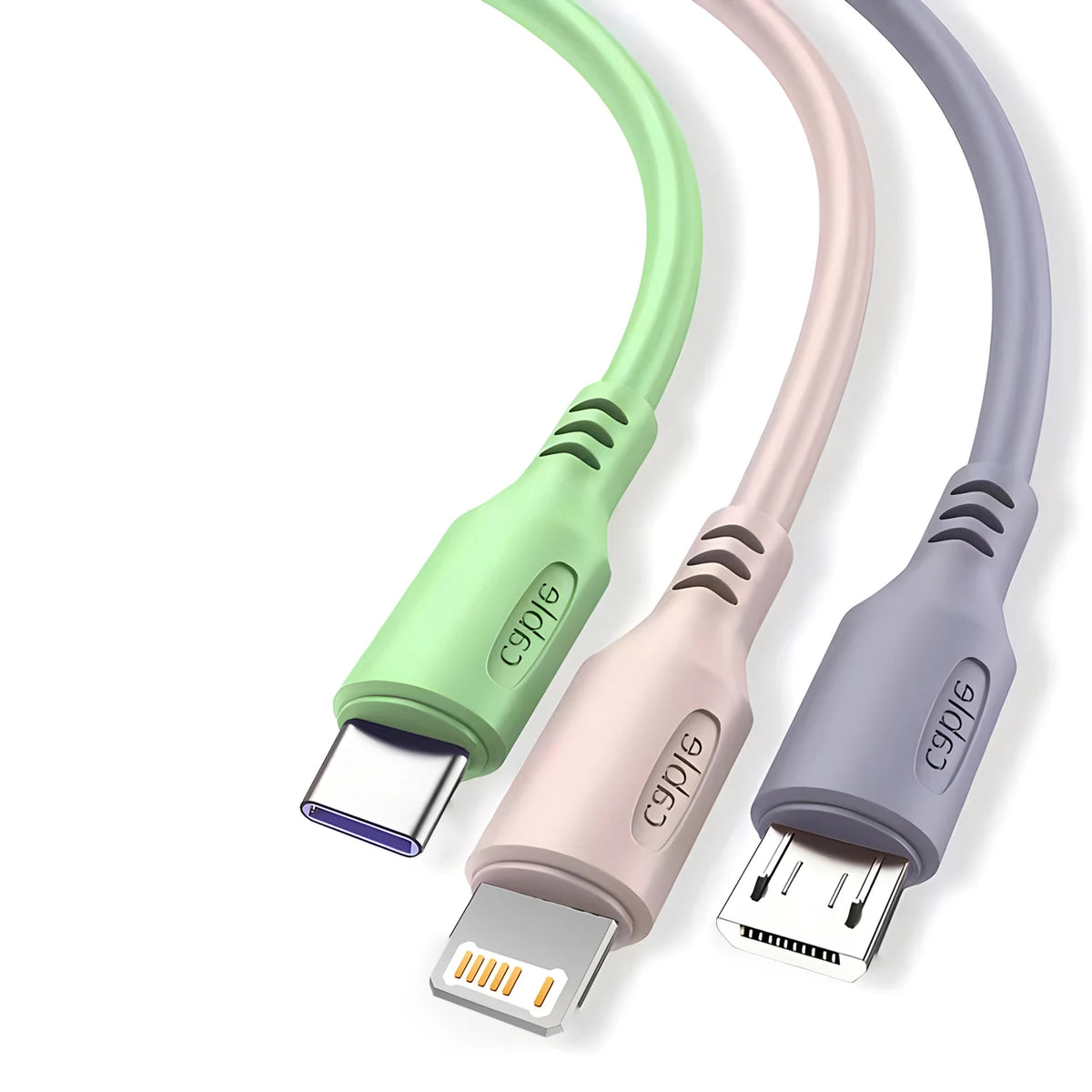 1/2PCS 3 In 1 Super Fast Charging Cable For iPhone15 14 13 12 11 X Pro Max Micro USB Type-C Phone Charger USBC Data Cable