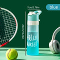 650ml Portable Spray Water Bottle Outdoor Sports Fitness Large Capacity Water Cup Jet Spray Bottle