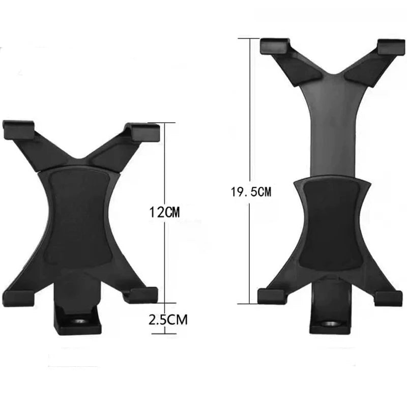 Universal Tablet Tripod Mount Clamp with 1/4"Thread Adapter For Ipad 2/3/4/Air/air2/Mini For Galaxy Tablet Phone Bracket Holder