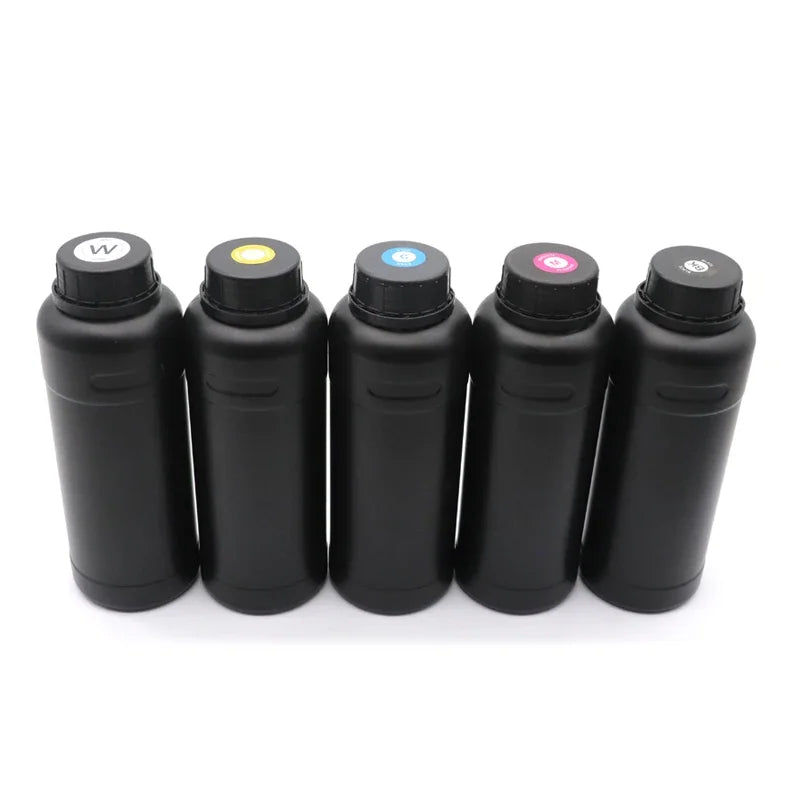 DAT 500ML UV Ink LED Ink Compatible For Epson i3200 i1600 XP600 L800 L805 L1800 TX800 1390 DX5 DX7 printhead UV Flatbed UV Ink