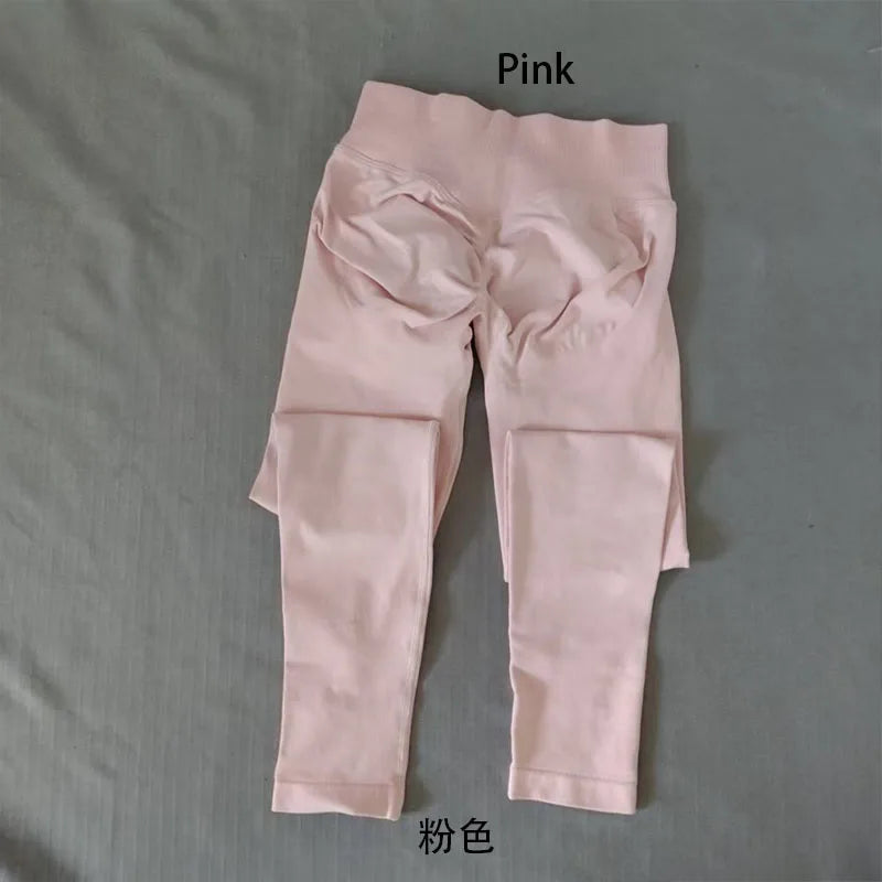 1DF-0LO 1YNE-0GO Women Impact Yoga Leggings, Seamless Butt Lifting Athletic Pants for Gym Running Training