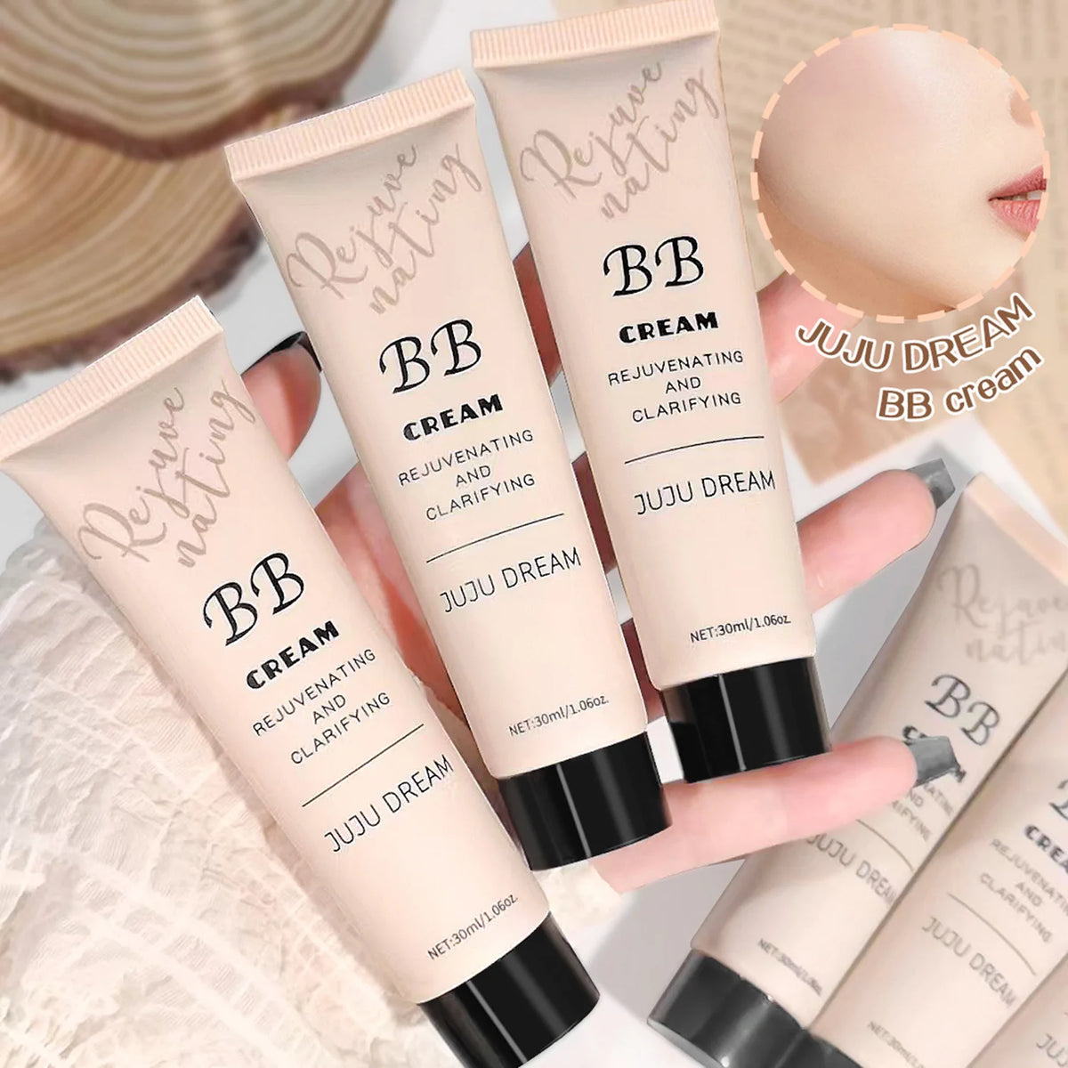 Five different skin tones for use: waterproof BB cream, full concealer, long-lasting foundation makeup, oil control, even out sk