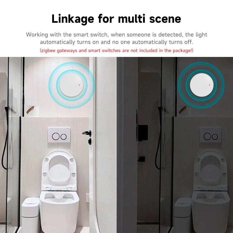 Tuya WiFi 3.0 24GHz MmWave Human Presence Detector Luminance Static Motion Sensor Smart Life Home Security Automation Alarm