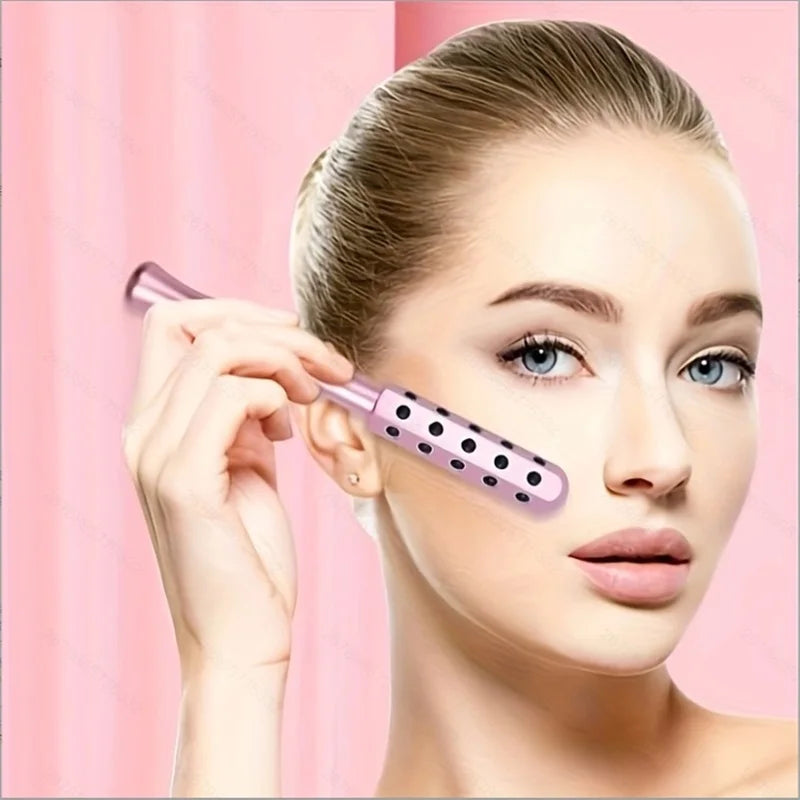 Germanlum Beauty Wand - Faclal Lifting And Massage Roller Massager - Non ElectricQuartz Stone Faclal Massage Tool,-Friendly