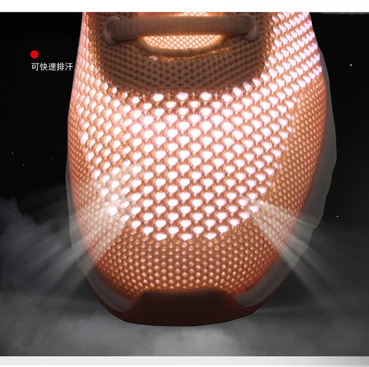 White Mesh Shoes Woman Summer Breathable Flat Sneakers Sports Tennis Shoes for Women Casual  Lightweight Running Shoes Ladies