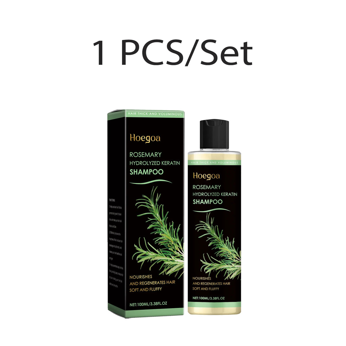 Rosemary Shampoo Anti-Hair Loss Shampoo Deep Scalp Cleansing & Moisturizing Hair Care Set for Dry Damaged Hair Strengthens Roots