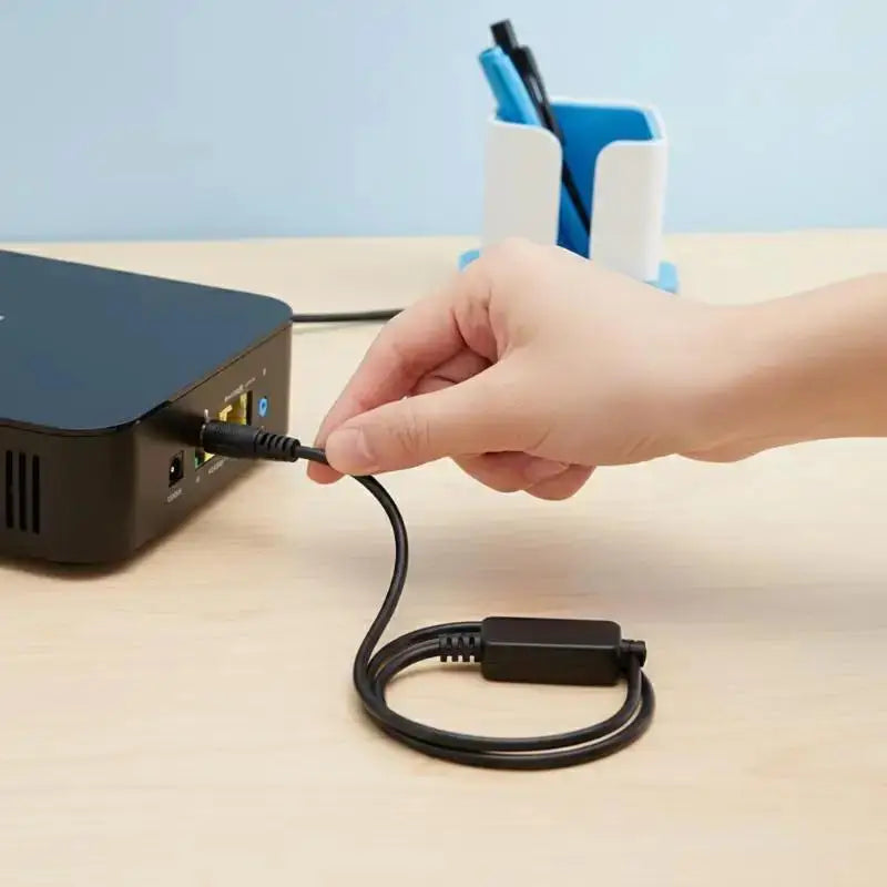 Router Automatic Reboot Cable 24H Auto Reset Multi Voltage Support For Home Office Wifi Routers
