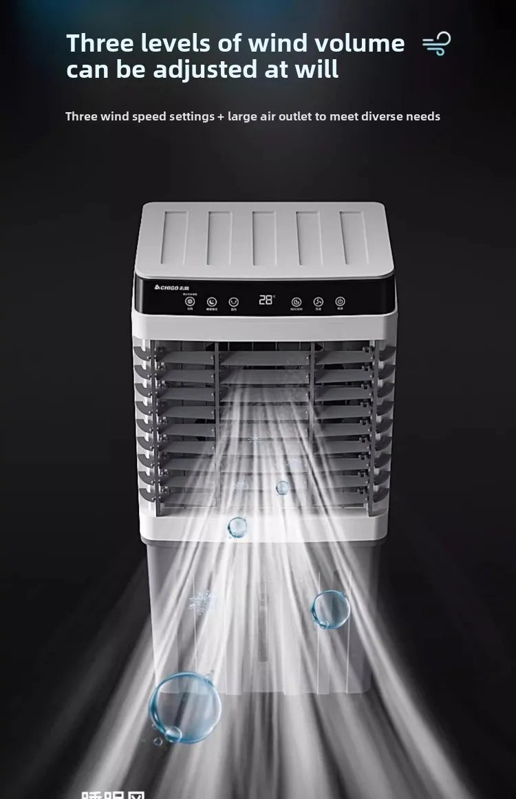 220V Chigo Cooler Fan Portable Air Conditioner Home Office Industrial Water Cooling Fan HCB1
