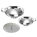 LMETJMA Canning Funnel Large Kitchen Metal Funnels For Filling Mason Jars Stainless Steel Wide Mouth Funnels Kitchen Gadgets