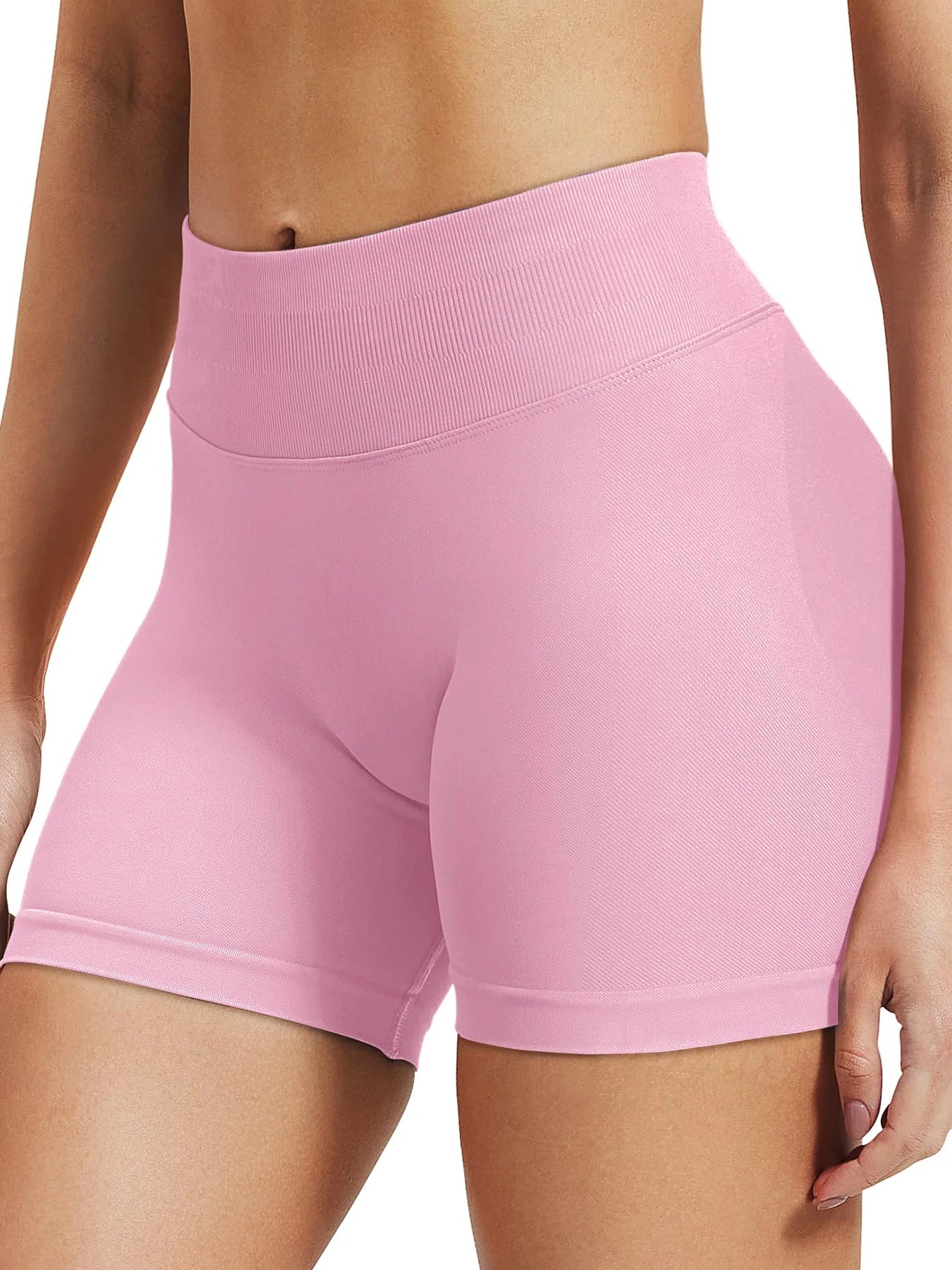 Summer Women Sexy Seamless Fitness Sports Biker Shorts Low Waist Gym Short Workout Scrunch Butt Yoga Leggings