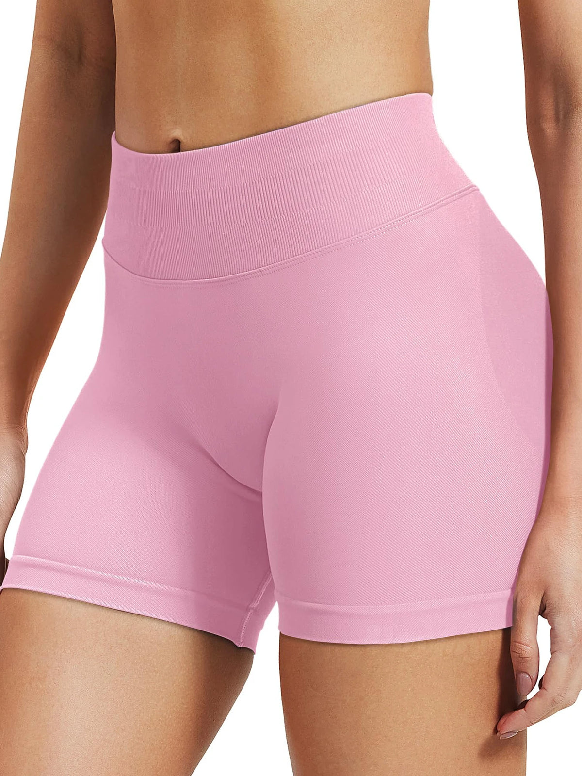Summer Women Sexy Seamless Fitness Sports Biker Shorts Low Waist Gym Short Workout Scrunch Butt Yoga Leggings