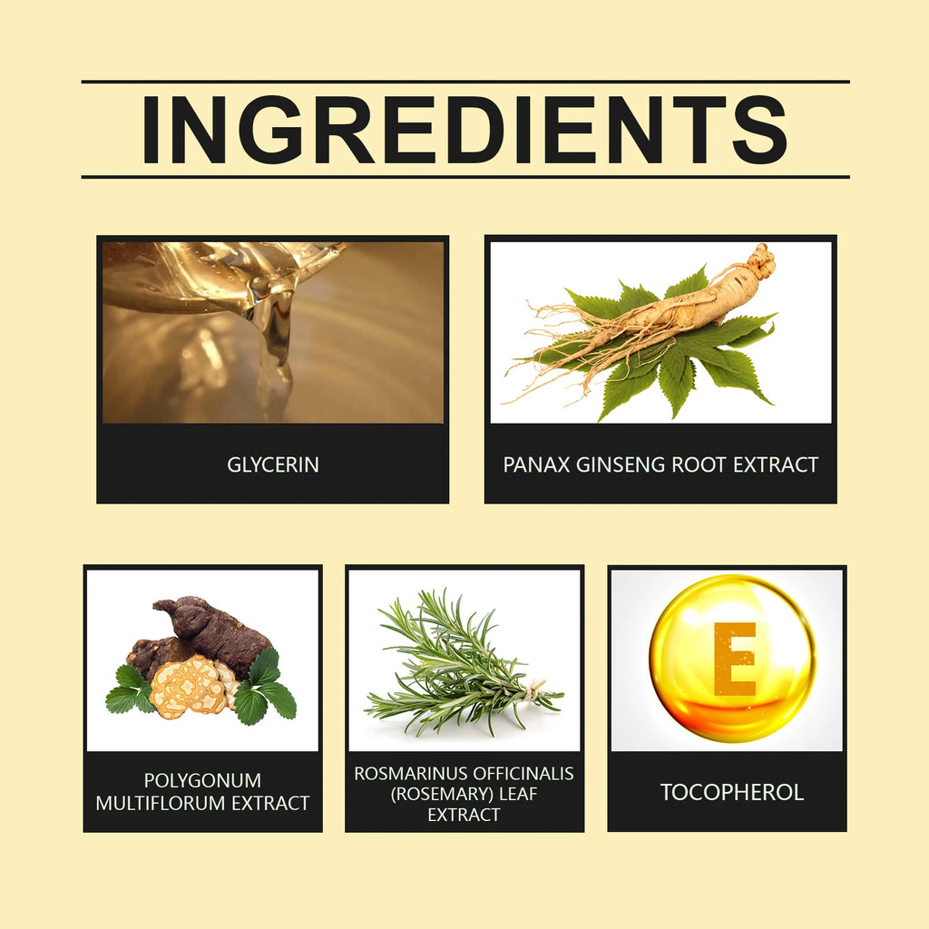 Ginseng Hair Shampoo Clean Scalp Improve Hair Quality Refreshing Oil Control Anti Dandruff Reduce Hair Loss Ginseng Shampoo