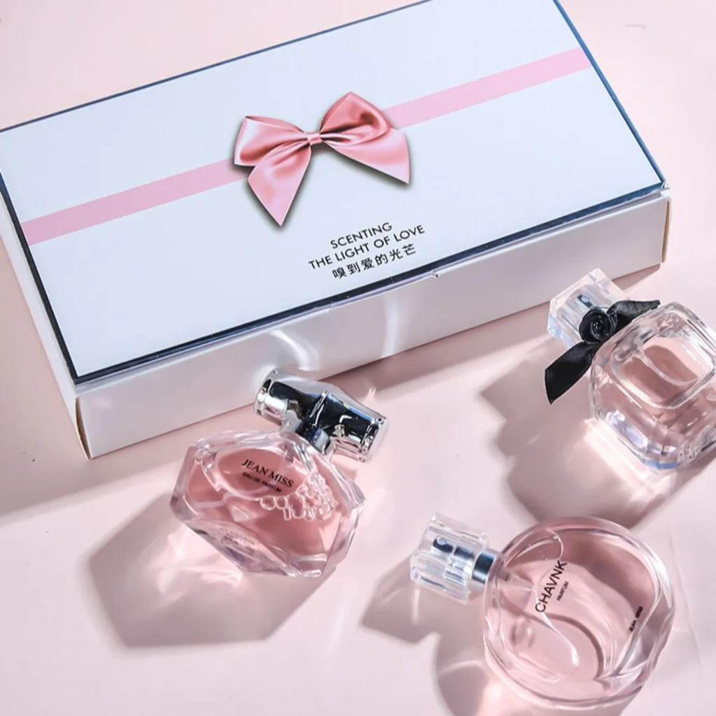 3-Piece Floral Scent Women Perfume Set Eau De Toilette Fresh Natural Long-Lasting Luxury Brand Dupe Same Fragrance 30ml*3 Brand