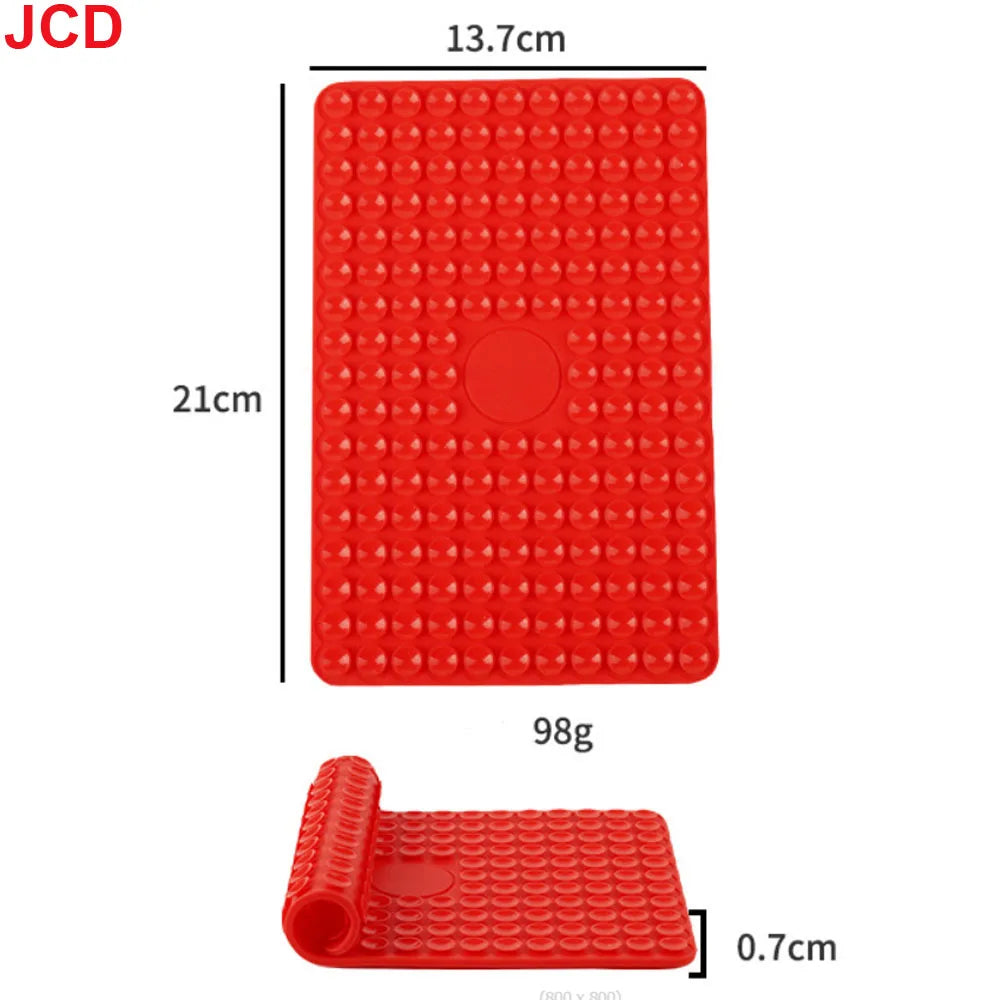 1pc Silicone Suction Pad Double Sided For Tablet PC Fixture Suction Cup Backed Adhesive Silicone Rubber Sucker Pad For Fixing