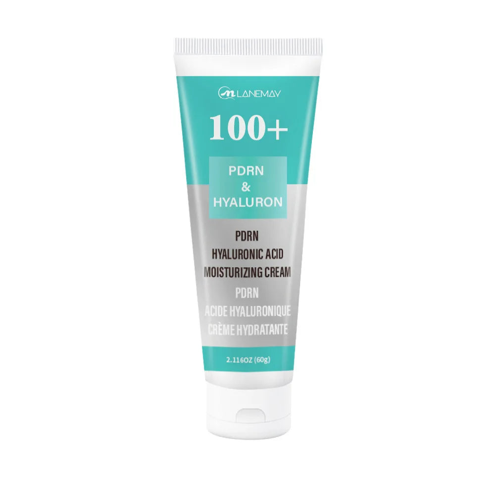 PDRN Hyaluronic Acid Cream 60g Hydrolyzed Collagen Deep Hydration Glow Skin Repair Non-Sticky Day Night Facial Moisturizer