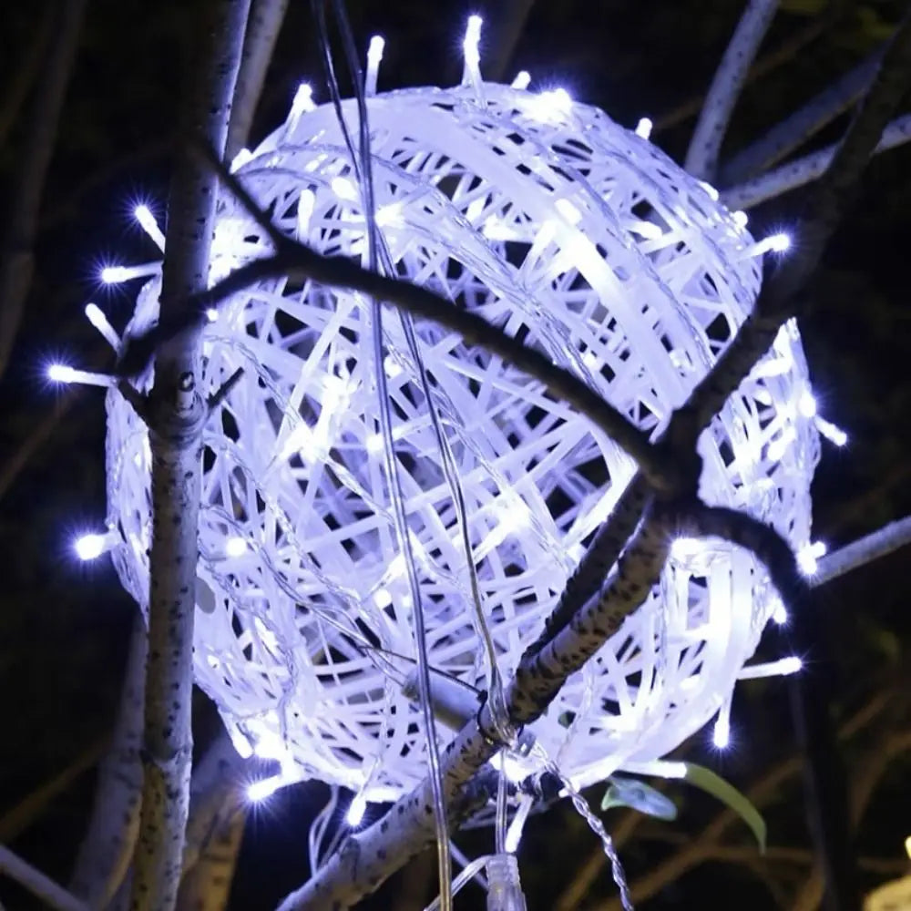 High Quality 20CM Hanging Light LED Light Multiple Colors Rattan Ball Fairy Light String Outdoor