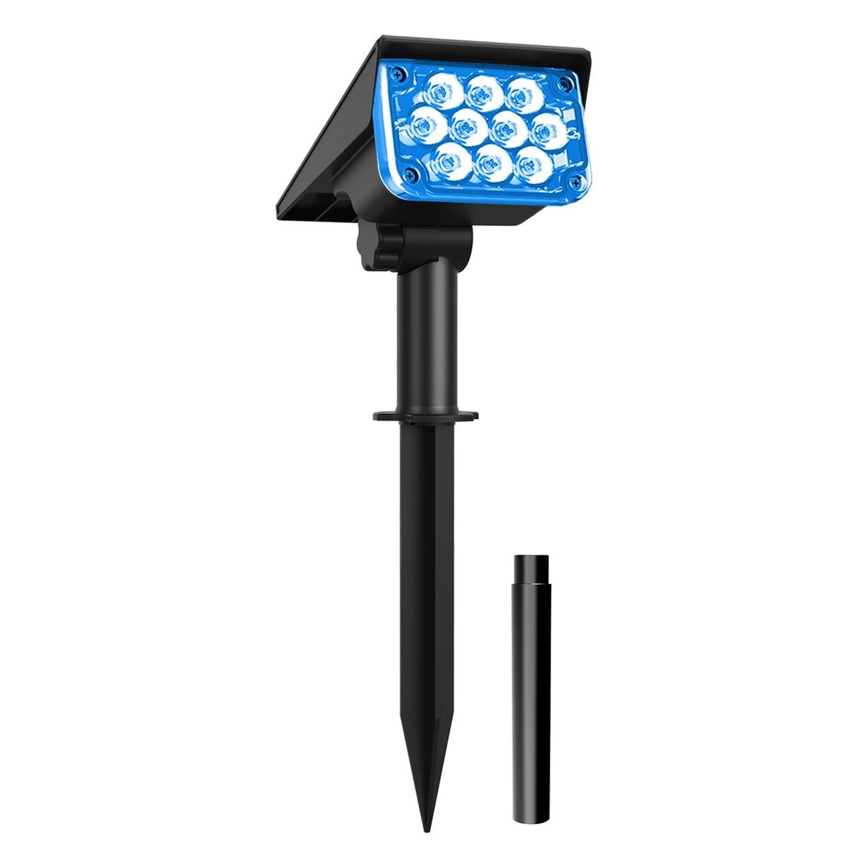 Solar LED Light Outdoor IP65 Waterproof Blue Light Solar Power Light Lawn Light For Garden Decor Solar Wall Light Outdoor