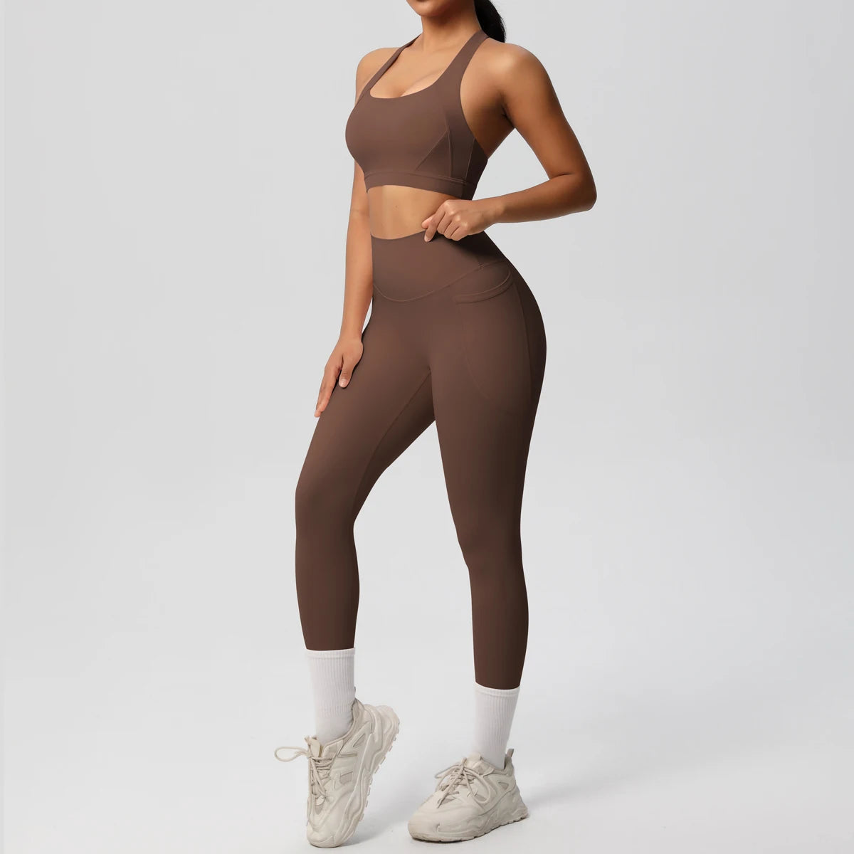 Yoga Suit Sports Set Womens Sportswear Sports Women's Yoga Bra Tummy Control Slimming Booty Leggings Women's Tracksuit