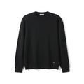 SIMWOOD 2026 Autumn New Regular Fit 12 Gauge Fine Sweater Men Antistaic Basic Knit Pullovers
