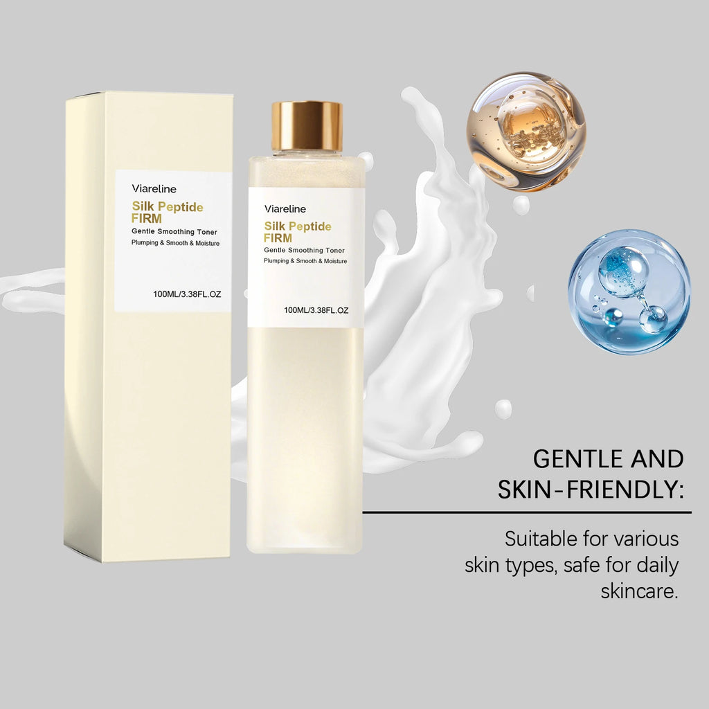 Silk Peptide Glow Boosting Toner Hydrating Refresh Repair Skin Barrier Non Sticky Quick Absorb Facial Deep Collagen Booster Care