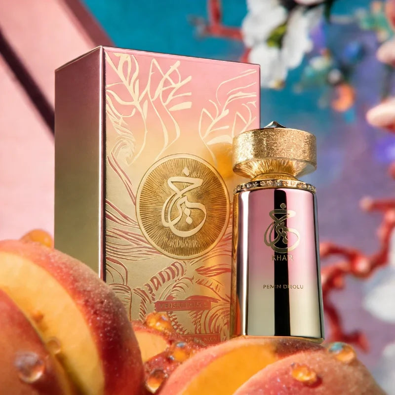 Unisex Eau De Parfum Paris Corner Khaire Peach Sweet & Sensual Perfume Notes of Peach Ginger & Musk for Men & Women