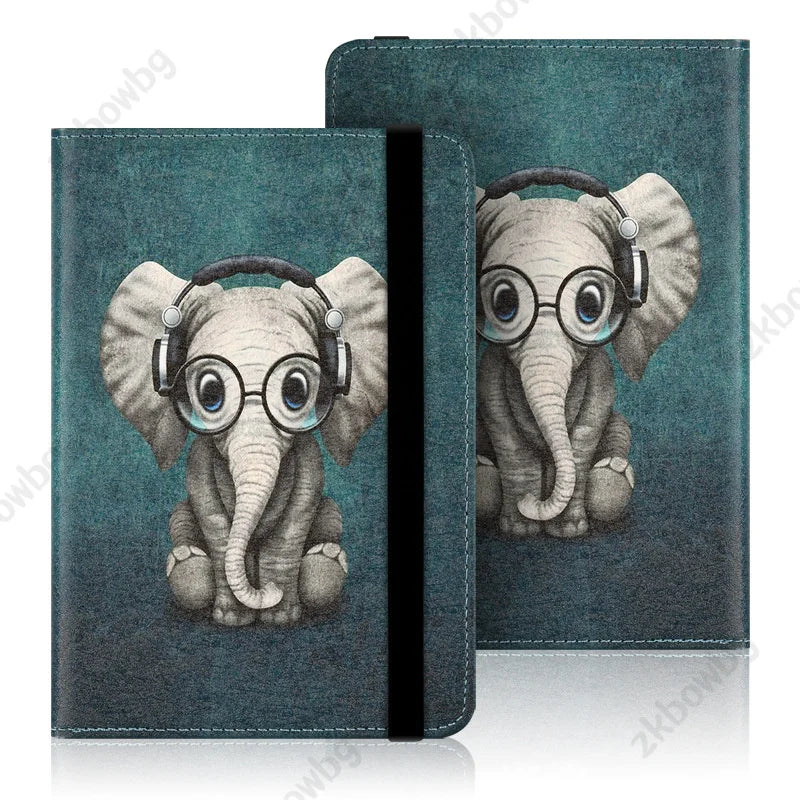 Universal Case for Kindle 4 Kindle 5 D01100 K4 K5 K4S K4B 2012 2014 Kindle 7th Voyage Paperwhite 4 3 2 1 Ebook Cute Case Cover