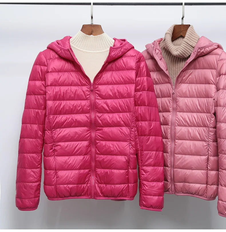 Spring Autumn Women Jackets 2024 Winter Female White duck down Jacket Fashion Ultralight Women Parka Packable Casual Puffer Coat