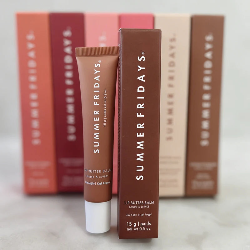 Summer Friday's Long-lasting Moisturize Lip Oil Glaze Pink Sugar Vanilla Beige Birthday Cake Strawberry Soft Serv Gloss Lip Balm