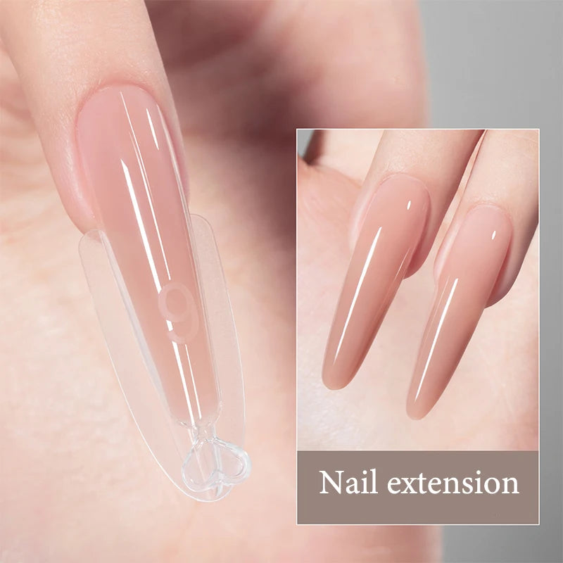 Sandwich Dual Nail Forms 60pcs 15Size Quick Extensions-Dual Forms T-shaped Ellipse Manicure Forms Top Mold Bottom Mold 3D