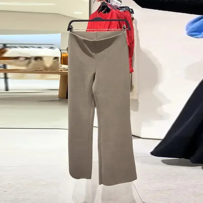Sexy Solid Top Trousers Set Women Short Sleeve Backless Tops Long Slim Pants Sets Female 2026 Chic Summer Autumn Lady Suits New