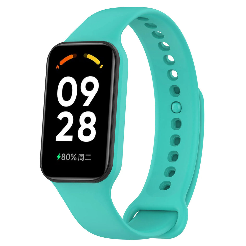Silicone Strap For Xiaomi Redmi Band 2 Watchband Bracelet Replacement For Xiaomi Band 8 Active Wrist Strap Correa Accessories
