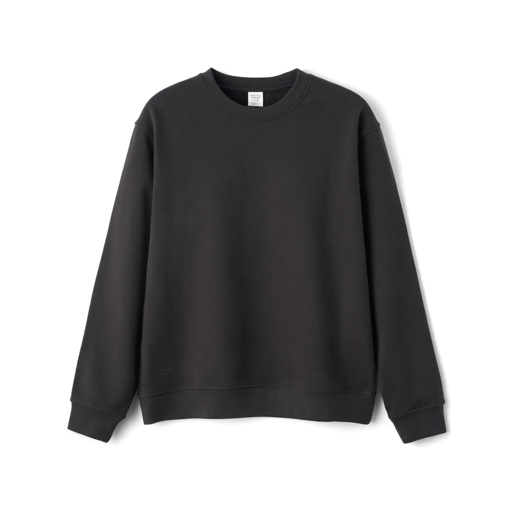 SIMWOOD 2026 Autumn Winter New Oversize 340gsm Warm Brushed Finish Lining Sweatshirts Men Embroidery Basic Running Pullover Tops