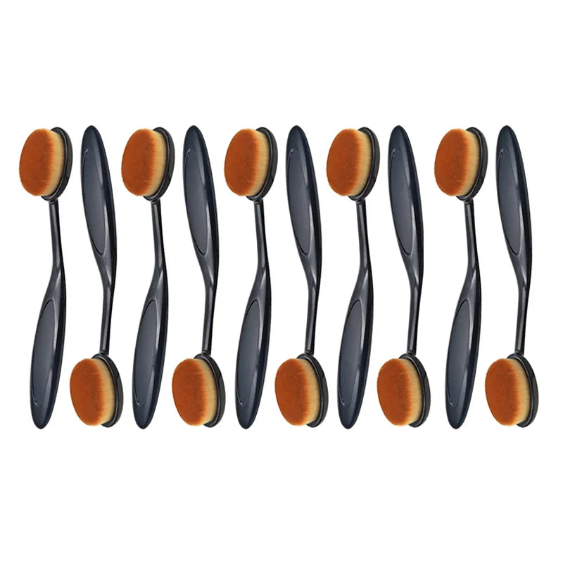1/2/5/10PCS Large Foundation Brush Toothbrush Shape Makeup Make Up Tool Get Fast Even Application of Creams and Powders Cosmetic