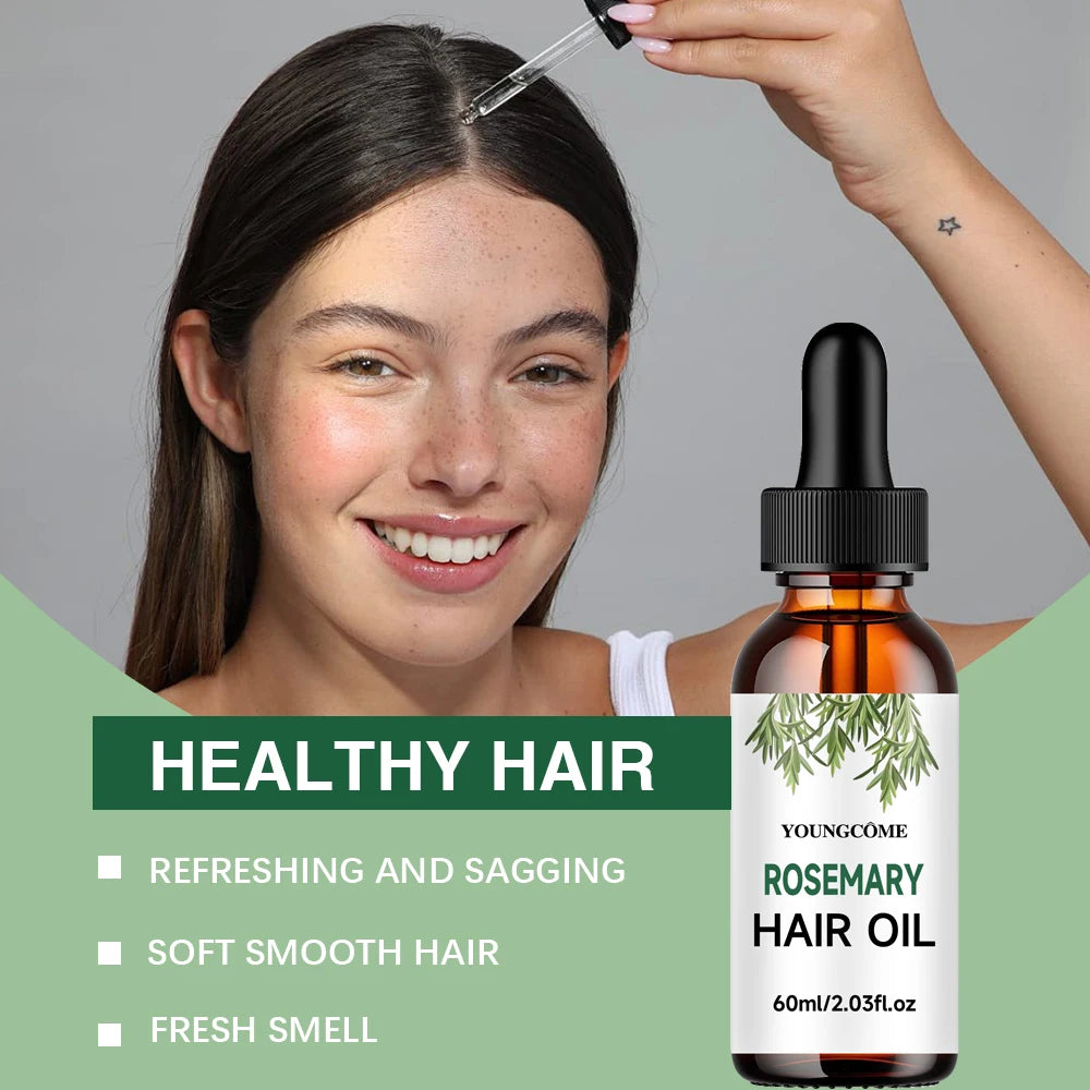 Rosemary Dense Hair Essential Oil Veganic Lavender Repair Hairs Damage Prevent Hair Loss Smooth Hairs Nourish Hair Care Oil 2025