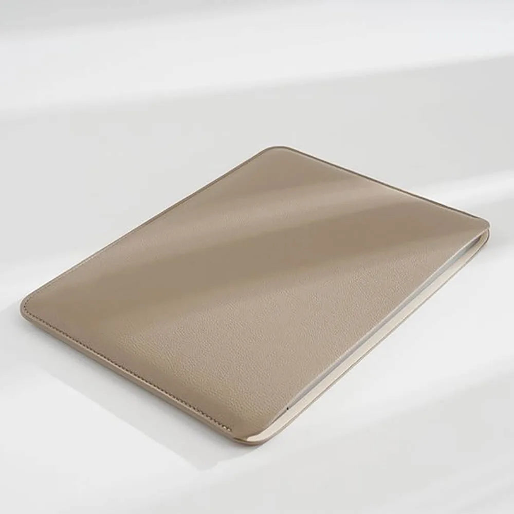 New PU Laptop Bag Shockproof Ultra Thin Laptop Sleeve Case Large Capacity Business Tablet Protective Pouch Laptop
