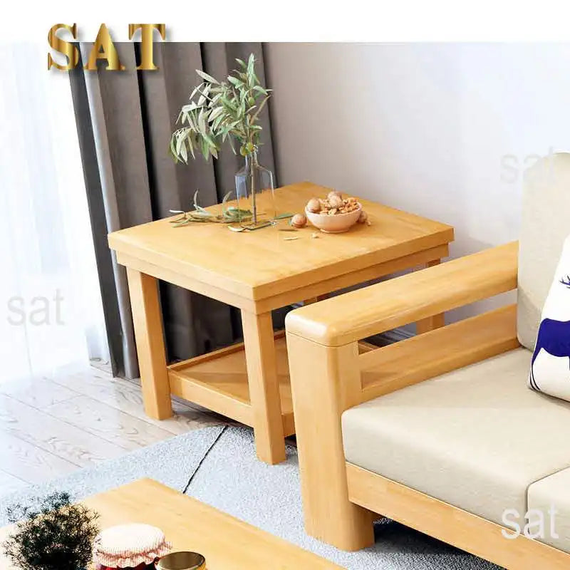 *# Modern Chinese Solid Wood Sofa Set Classic Living Room Small Household Furniture 1 2 3 Combination Sectional Fabric Sofa