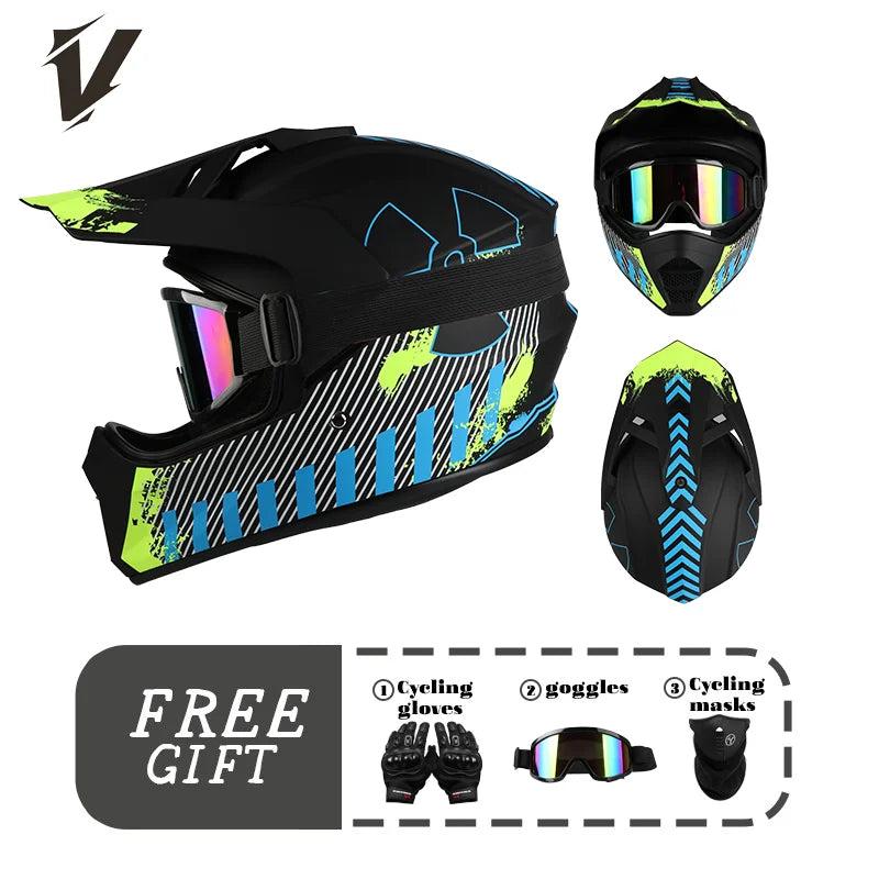 Motocross Helmet Motocross Bicycle Downhill Capacete AM DH ATV Cross Helmet Child Motorcycle Helmet Unisex