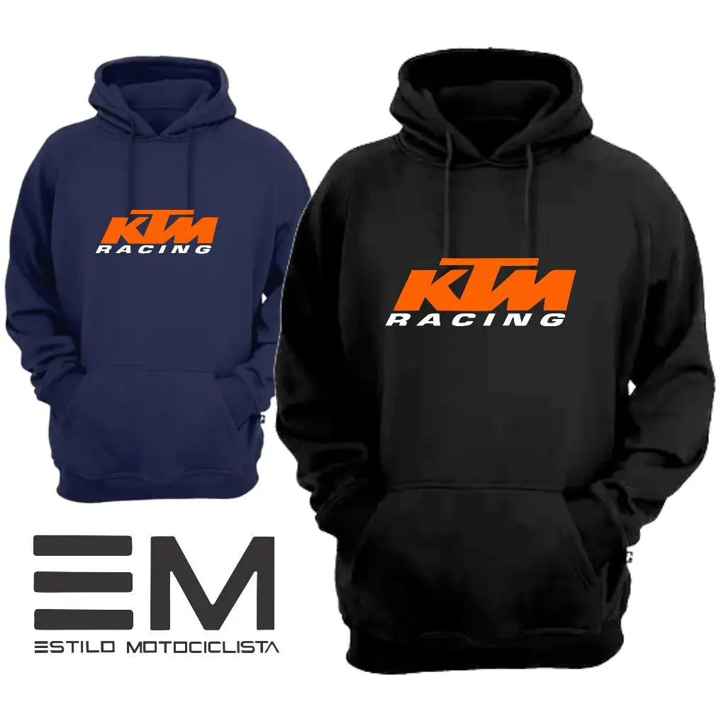 KTM RACING Moto casaco canguru com bolso masculino e feminino