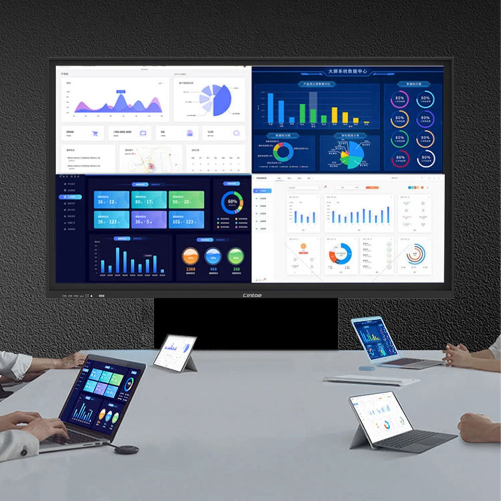 55/65/70/84 Inch IR All in One Pc Multi Touch Interactive Flat Panel Display, Hot Sales for Commercial and Educational Use